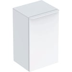 Mueble lateral Geberit Smyle Square con una puerta: 36x60x32.6cm, Blanco, Puerta=Lado de fijación a la derecha